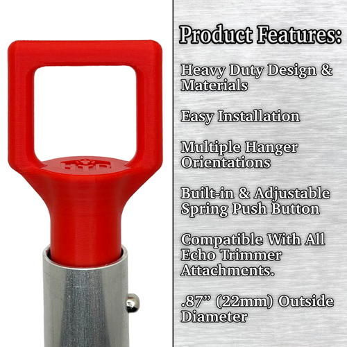 Heavy Duty Trimmer Attachment Hangers for Echo Trimmers - 4 Pack