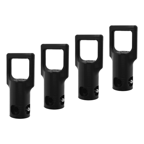 Echo PAS Trimmer Attachment Hanger — Grease Guard & Spring Button Hooks (4 Pack)