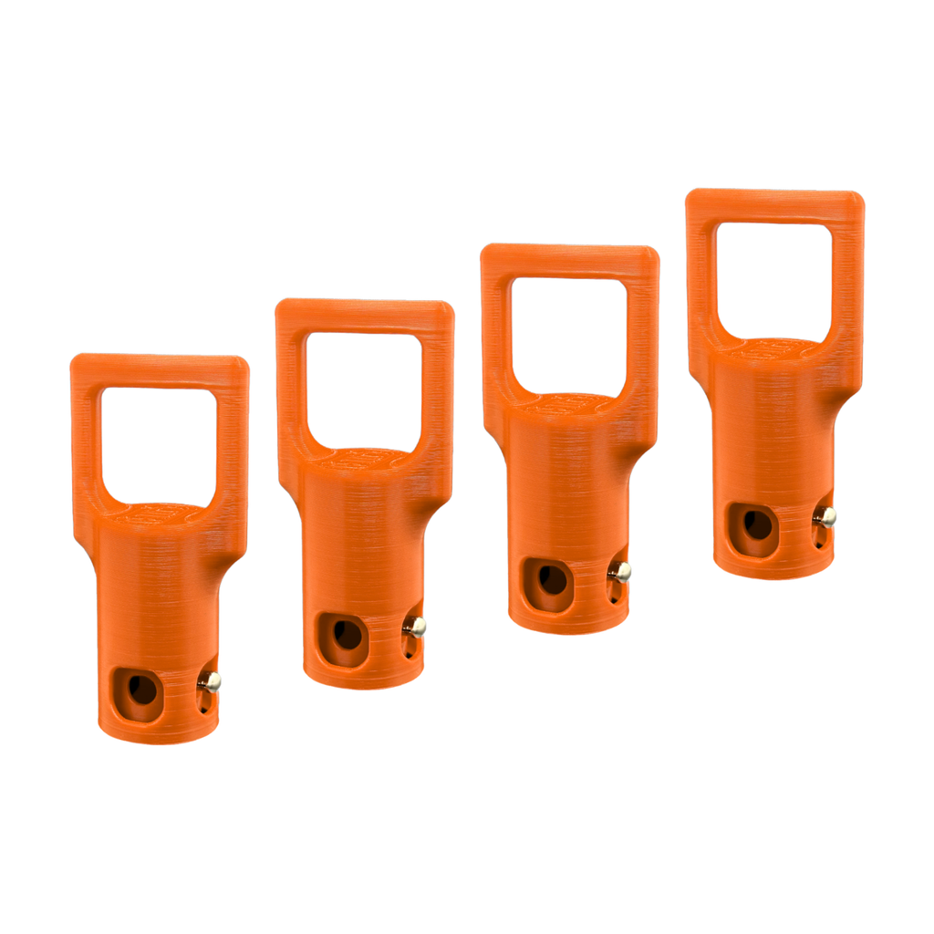 Echo PAS Trimmer Attachment Hanger — Grease Guard & Spring Button Hooks (4 Pack)