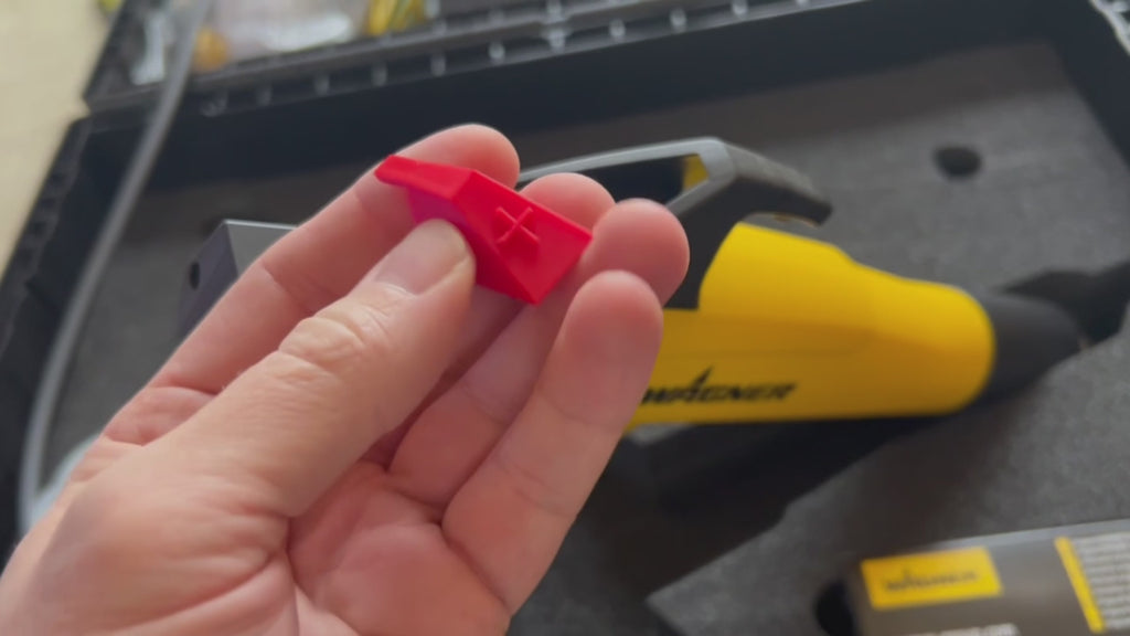 Polarity Indicator for Wagner Powder Coat Gun